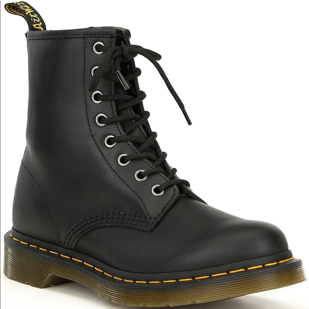 Women's 1460 Black Nappa Combat Boots❤️